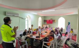 Pınarhisar‘da Kur’an kursu öğrencilerine trafik eğitimi