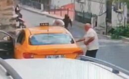 Sarıyer’de ticari taksi şoförüne silahlı saldırı: O anlar kamerada