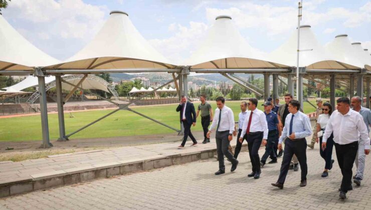 Söğüt şenlikleri için alanda incelemeler yapıldı