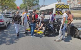 Sultangazi’de motosiklet sürücüsü feci kazada ağır şekilde yaralandı
