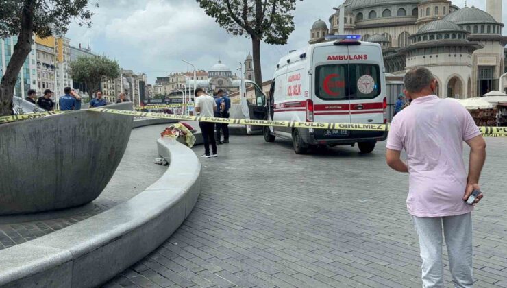 Taksim Meydanı’nda şüpheli ölüm