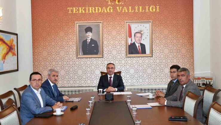 Tekirdağ’da Eğitim Yatırımları Toplantısı yapıldı