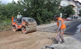 Tepeköy Mahallesi asfaltla buluşuyor