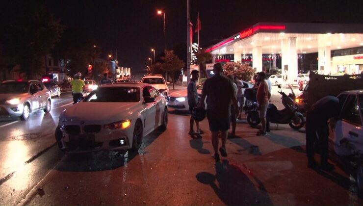 Üsküdar’da iki otomobil çarpıştı: 1 yaralı