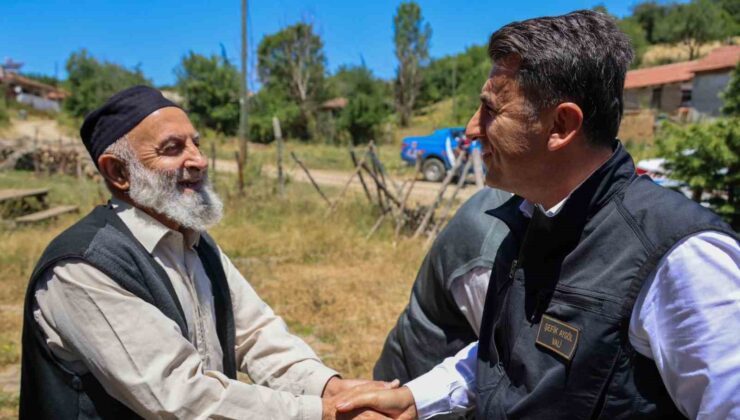 Vali Aygöl’den köy halkına müjdeli haber