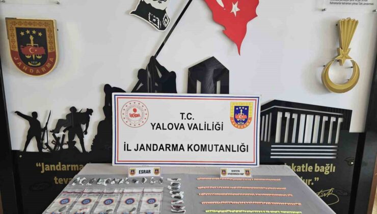 Yalova’da uyuşturucu operasyonu: 1 gözaltı