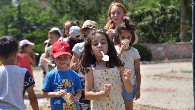 Yaz bilim atölyelerinde çocuklar hem eğleniyor hem de öğreniyor