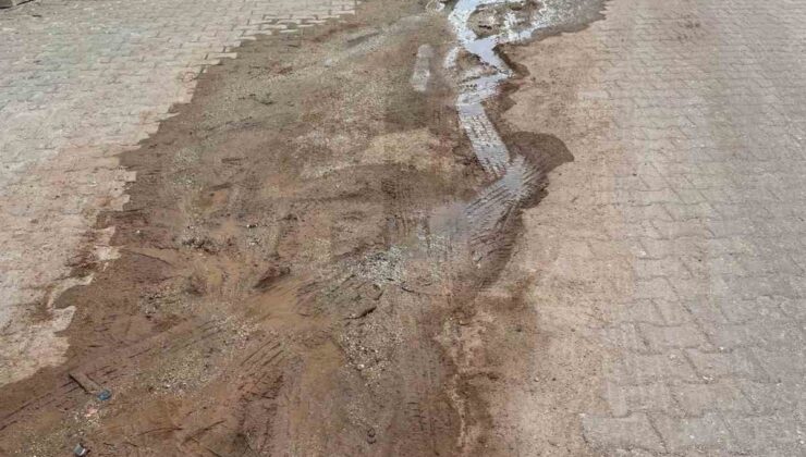 15 gündür boşa akan su vatandaşların tepkisine neden oldu
