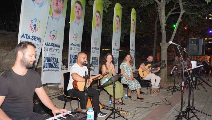 Ataşehir’de “Parklarda Müzik Var” rüzgarı