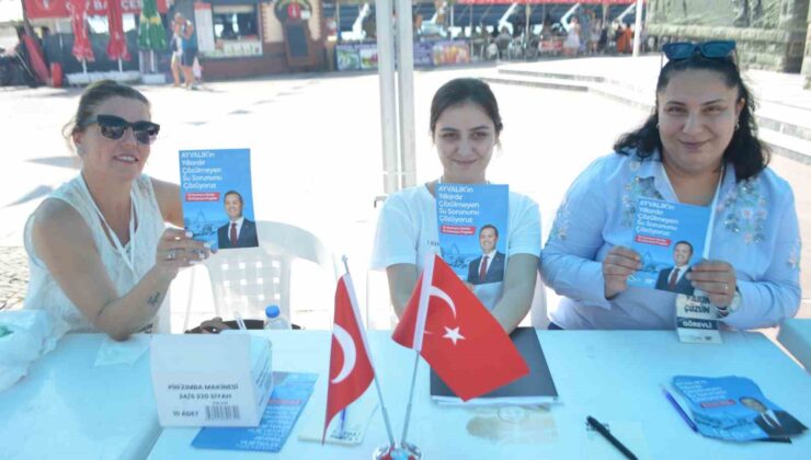 Ayvalık’ta su çilesinde çözüm yakın