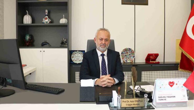 Aziz Öğütlü, İl Sağlık Müdürlüğü’ne bu sözlerle veda etti