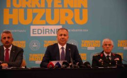Bakan Yerlikaya: “Edirne’de kişilere karşı suç olaylarında yüzde 12,2 düşüş var”