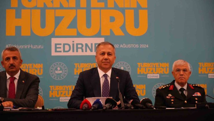 Bakan Yerlikaya: “Yılın ilk yedi ayında 7 milyon kök kenevir alındı”