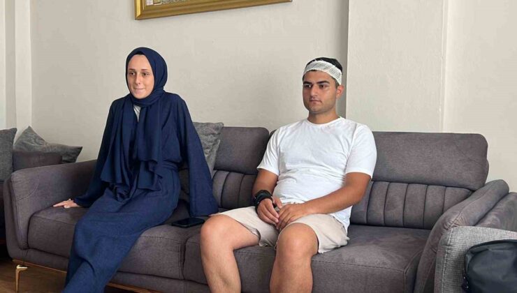 Bakırköy’de 2 ay önce evlenen çift trafik kazasında ölümden döndü