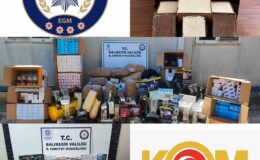 Balıkesir’de kaçak tütün ve kaçak sigara operasyonu: 8 gözaltı