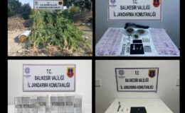 Balıkesir’de kaçakçılık ve uyuşturucu madde suçlarına yönelik operasyon