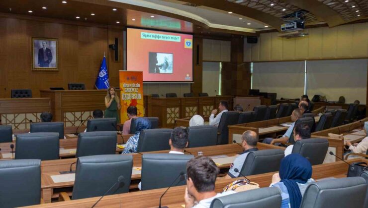 Belediye personeline ‘Bağımlılıkla Mücadele’ eğitimi