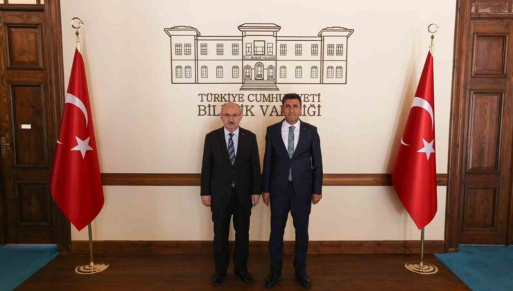 Bilecik Valisi Şefik Aygöl ve Sakarya Valisi Yaşar Karadeniz bir araya geldi