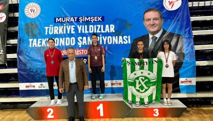 Bilecikli taekwondo sporcusundan Türkiye 3’üncülüğü