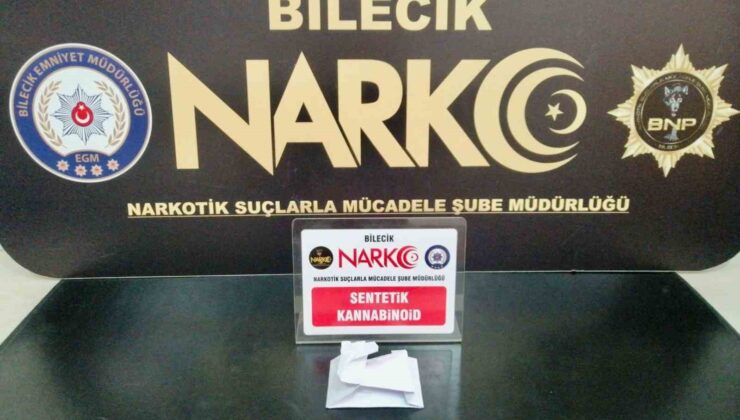 Bilecik’te uyuşturucu operasyonu