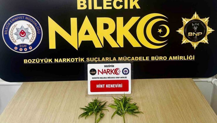 Bilecik’te yakalanan şüphelinin üzerinde uyuşturucu madde ele geçirildi