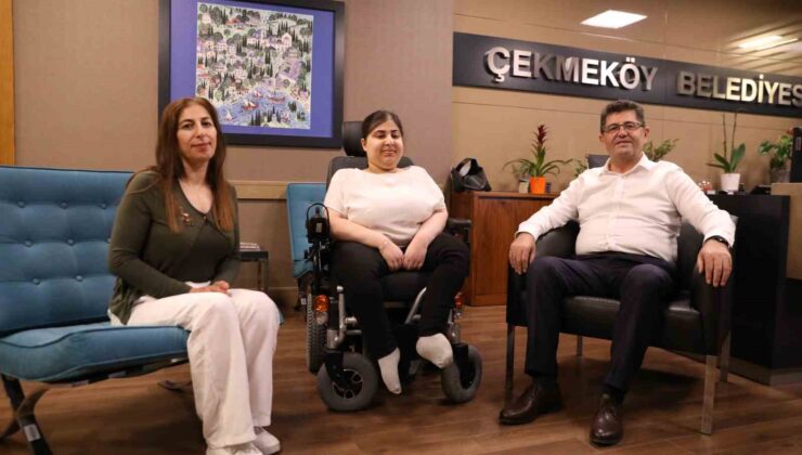 Bir buçuk yıl sonra sokağa çıktı, ilk ziyareti Başkan Çerkez’e oldu