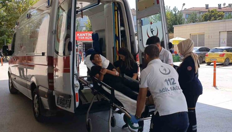 Bursa’da bir çocuk elini salça makinesine kaptırdı