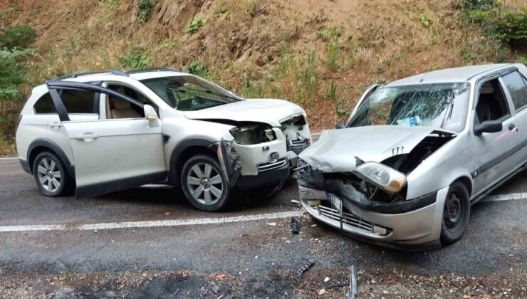 Bursa’da otomobille cip çarpıştı: 2 yaralı