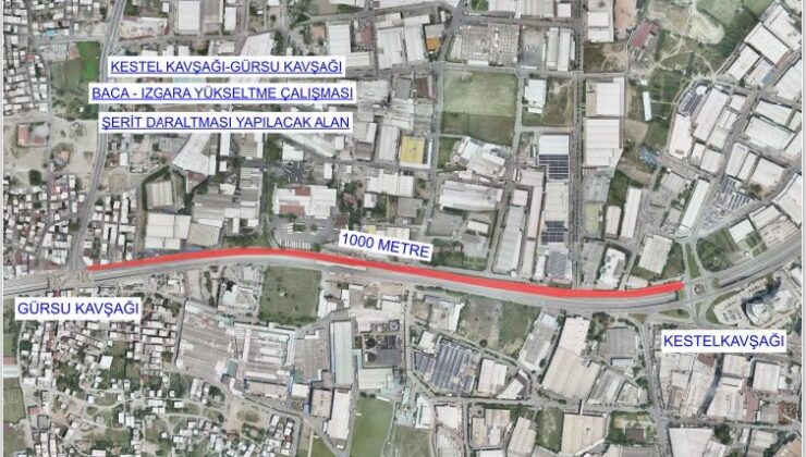 Bursa’da trafik düzenlemesi