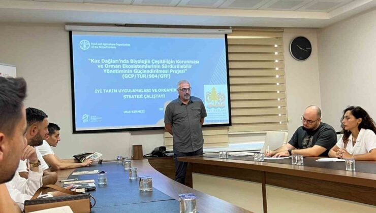 Çanakkale’de ‘İyi Tarım Uygulamaları (İTU) ve Organik Tarım (OT) Stratejik Plan Hazırlık Çalıştayı’ gerçekleştirildi