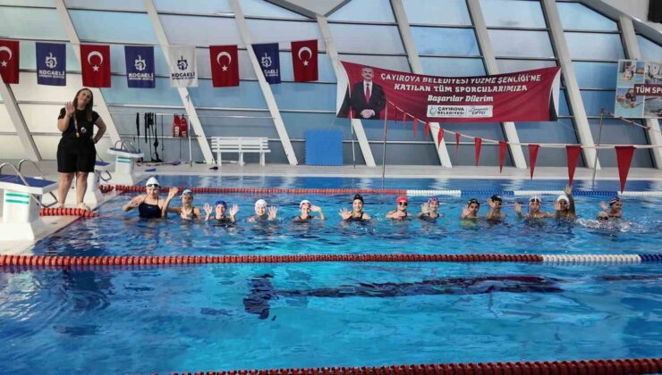 Çayırovalı minik yüzücülerin hedefleri olimpiyat
