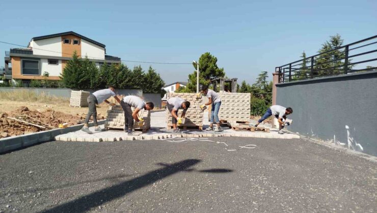 Darıca’da üstyapı hizmetleriyle konfor artırıyor