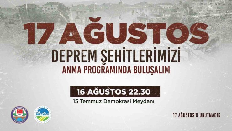 Depremin 25’inci yılı Demokrasi Meydanı’nda anılacak