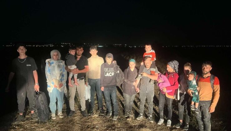 Edirne’de 24 düzensiz göçmen yakalandı