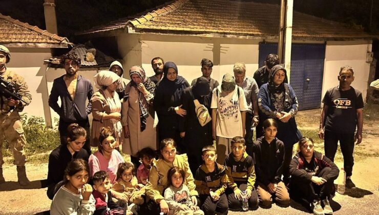 Edirne’de göçmen operasyonu: 38 kaçak yakalandı