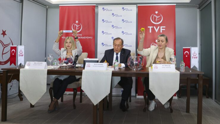 Efeler Ligi’nde 2024-2025 voleybol sezonu fikstürü çekildi