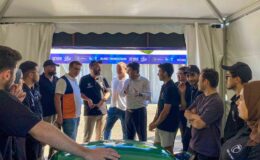 Elektrikli araçlar pistte Rektör Sarıbıyık destekte