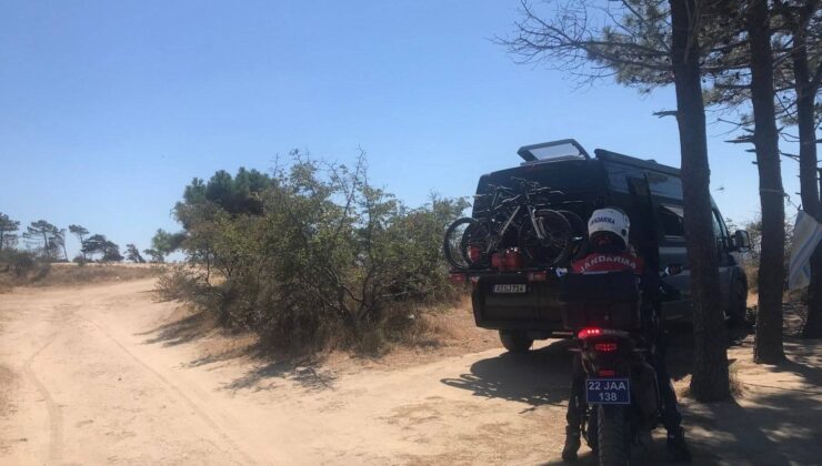 Enez’de ormanlık alanlara giriş yasağına sıkı denetim