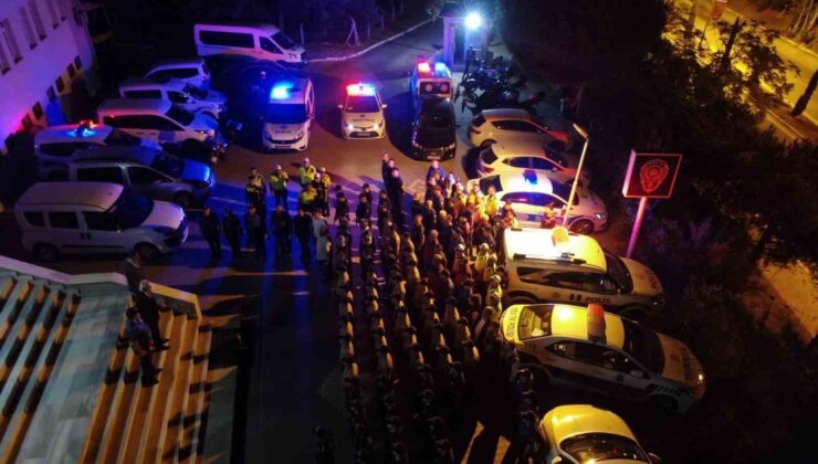 Erdek’te dron destekli huzur operasyonu