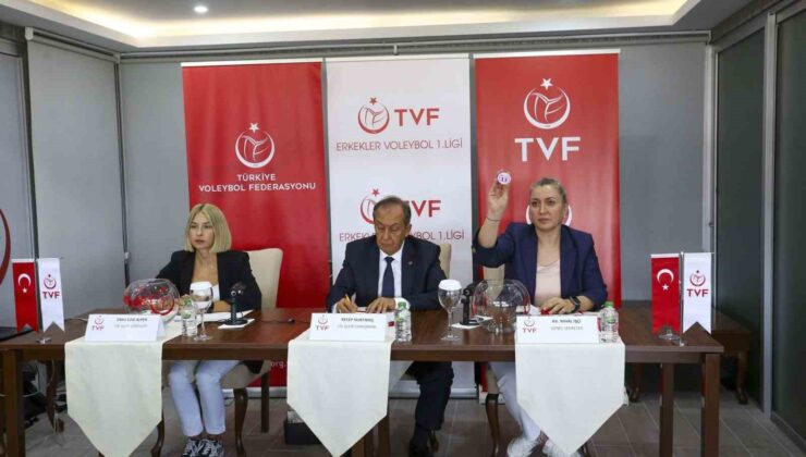 Erkekler Voleybol 1. Ligi’nde 2024-2025 voleybol sezonu fikstürü çekildi