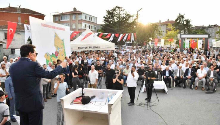 Esenyurt’ta imar planı mağduriyetinin çözüme kavuşturulması çalışmaları devam ediyor