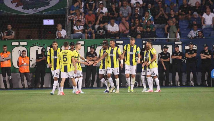 Fenerbahçe, Rizespor’a karşı galibiyet serisini 11 maça çıkardı
