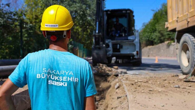 Geyve’nin 6 mahallesine 10 bin metrelik yeni içme suyu hattı