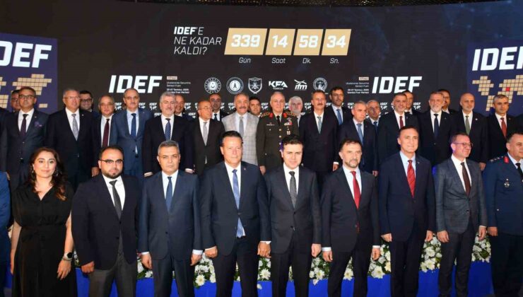 IDEF 2025 Tanıtım Programı İstanbul Fuar Merkezi’nde düzenlendi