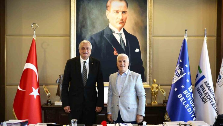 İki başkan bir araya geldi
