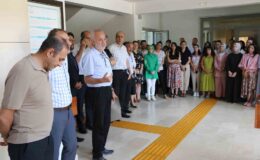 İl Sağlık Müdürü Öğütlü personelle vedalaştı