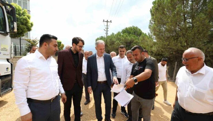 İnegöl’de asfalt çalışmaları başladı