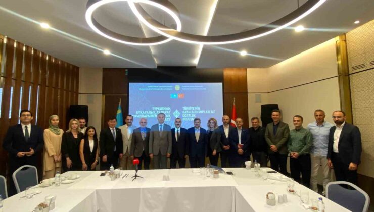 İstanbul’da Kazakistan ile Türkiye arasındaki ikili ilişkilerin güçlendirilmesi kapsamında dostluk toplantısı düzenlendi