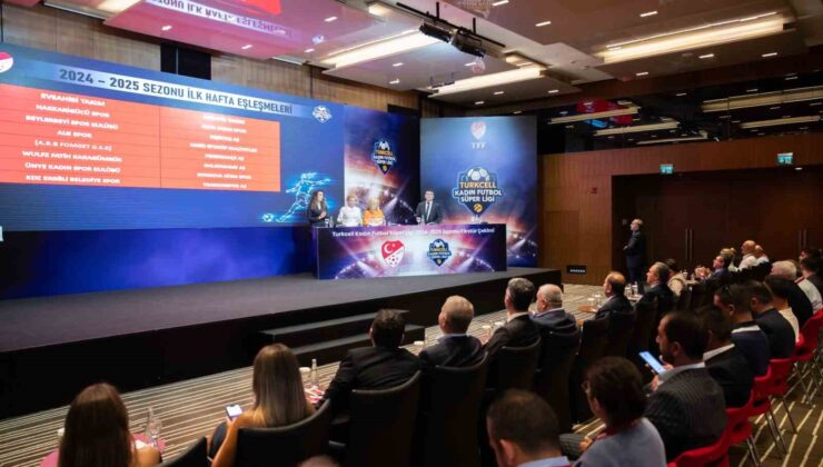 Kadın Futbol Süper Ligi’nin fikstürü çekildi