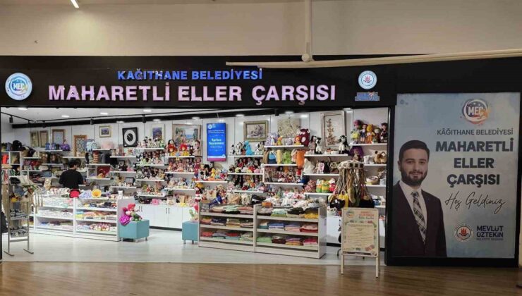 Kağıthane’de açılan ‘Maharetli Eller Çarşısı’na yoğun ilgi